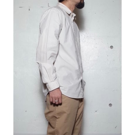 MANUAL ALPHABET マニュアルアルファベット "LOOSE FIT REGULAR COLLAR SHT"