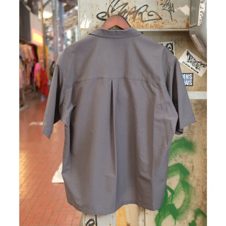 EVCON エビコン"SEERSUCKER OPEN COLLAR SHIRT"