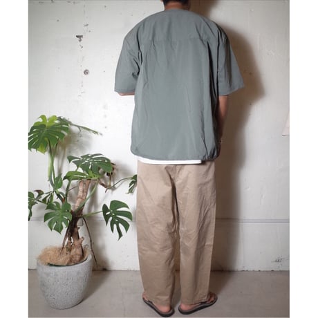 MANUAL ALPHABET マニュアルアルファベット "DRY FEEL PIN-DOT COACH SHT"シャツ