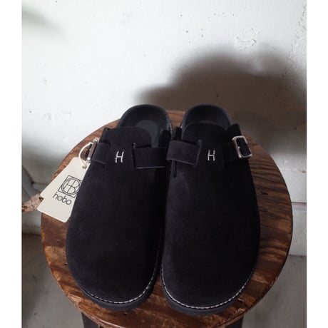 hobo ホーボー "SLIP ON CLOG SANDALS COW SUEDE"サンダル