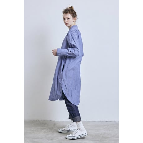 (g) グラム "TYPEWRITER BAND COLOR SHIRT ONE PIECE＂シャツワンピース