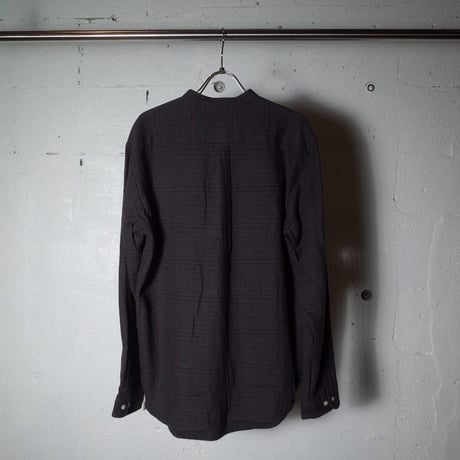 MANUAL ALPHABET / BRUSHED CHECK TWILL BC SHT