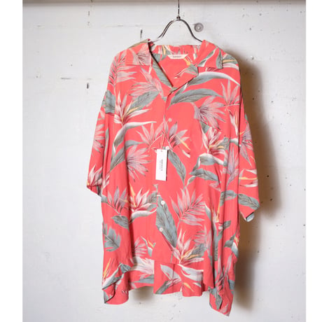 HARVESTY ハーベスティ"HAWAIIAN PRINTED RAYON S/S JUMBO SHIRTS" ジャンボシャツ