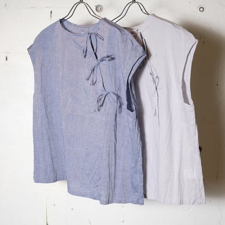(g) グラム "FRONT RIBBON BLOUSE"フロントリボンブラウス