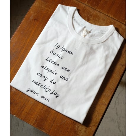 (g) グラム "TENJIKU PRINT Tee COMMENT"