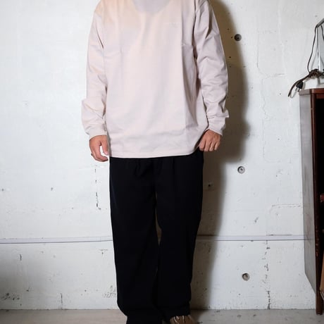 CURLY カーリー "HEAVY PLATING L/S TEE"