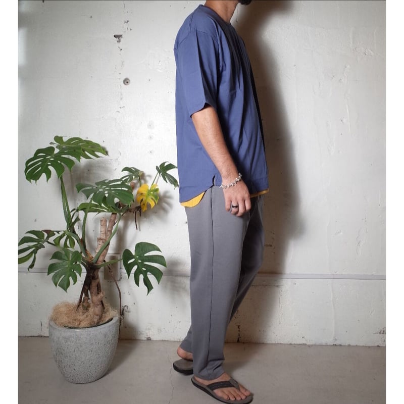 日本製 CURLY カーリー カジュアルゴムパンツ グレー 4サイズ Bibian 比比昂- 日本製CURLY カーリーカジュアルゴムパンツ