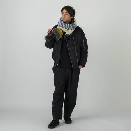 SUBLIME  サブライム"PATTERN MERINO STOLE"