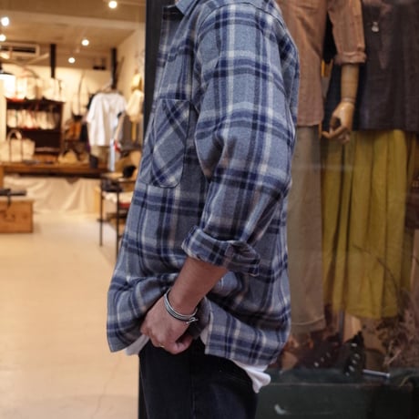 A VONTADE / Crazy Check Open Shirts L/S