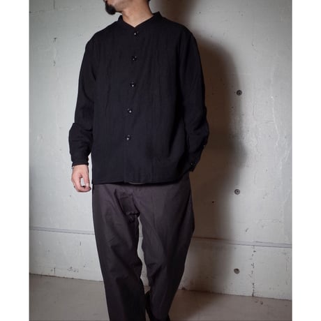 LAMOND ラモンド " WOOL LINEN TUMBLER SHIRT JACKET"シャツジャケット