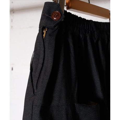 HARVESTY ハーベスティ "T/R WIDE EGG CROPPED PANTS" ワイドエッグクロップドパンツ