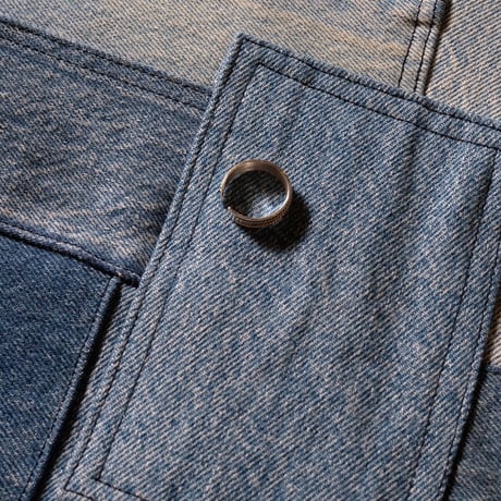 hobo ホーボー "ROPE RING 925 SILVER with BRASS" リング