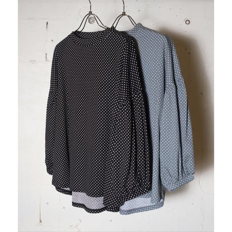 (g) グラム "DOT SHOULDER BALLOON PULLOVER" ドットショルダーバルーンプルオーバー