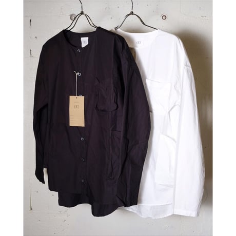 (g) グラム "TYPEWRITERCLOTH PAJAMA SHIRT" タイプライタークロスパジャマシャツ