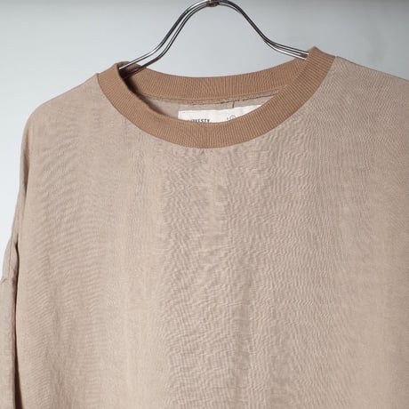 HARVESTY ハーベスティー "SHORT SLEEVES PULLOVER LINEN/RAYON " プルオーバー