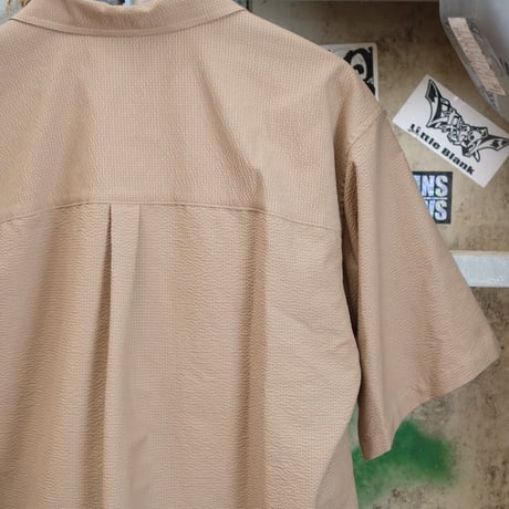 EVCON エビコン"SEERSUCKER OPEN COLLAR SHIRT"