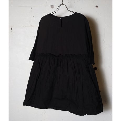 (g) グラム "TYPEWRITER SWITCHING GATHER BLOUSE" タイプライタースイッチングギャザーブラウス