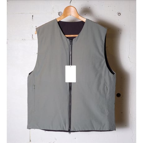 LAMOND ラモンド "N/C SHIBO REVERSIBLE DOWN VEST"リバーシブルダウンベスト