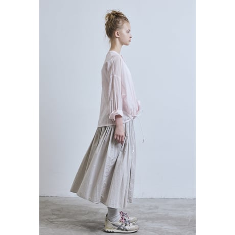 (g) グラム "HEM CORD ADJUST SHIRT"