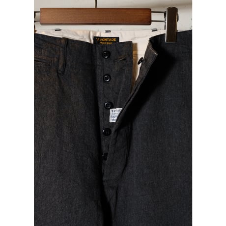 A VONTADE アボンタージ "Type 45 Chino Trousers -DK.CHARCOAL Twill-