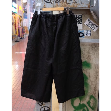 (g) グラム "LINEN OVAL PANTS"