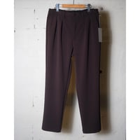 CURLY カーリー "KNIT GEORGETTE 2TUCK PANTS"