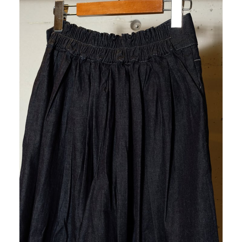 HARVESTY ハーベスティ　綿麻デニム　サーカスキュロット HARVESTY ハーベスティ 綿麻デニム サーカスキュロット HARVESTY