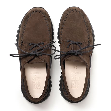 hobo ホーボー "DECK SHOES COW SUEDE by SUNCORE＂デッキシューズ