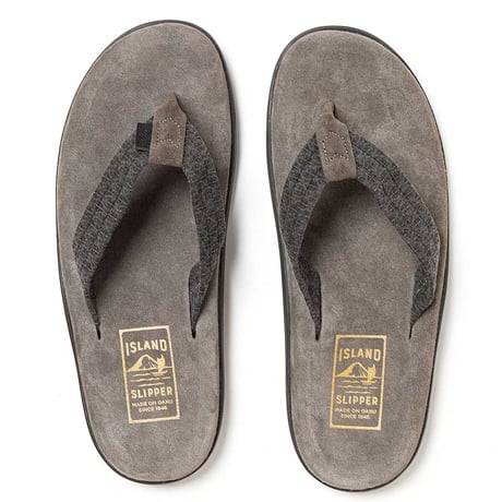 hobo ホーボー "THONG SANDAL COTTON SASHIKO by ISLAND SLIPPER" アイランドスリッパ