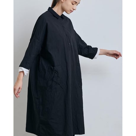 (g) グラム "RIB COLLAR BOX ONE PIECE" リブカラーボックスワンピース