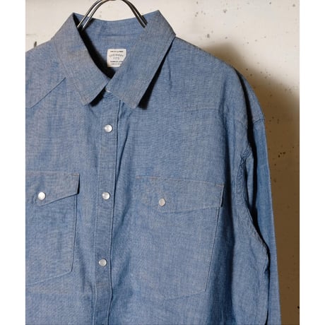 ORDINARY FITS オーディナリーフィッツ "CHAMBRAY WESTERN SHIRTS" シャンブレーウエスタンシャツ