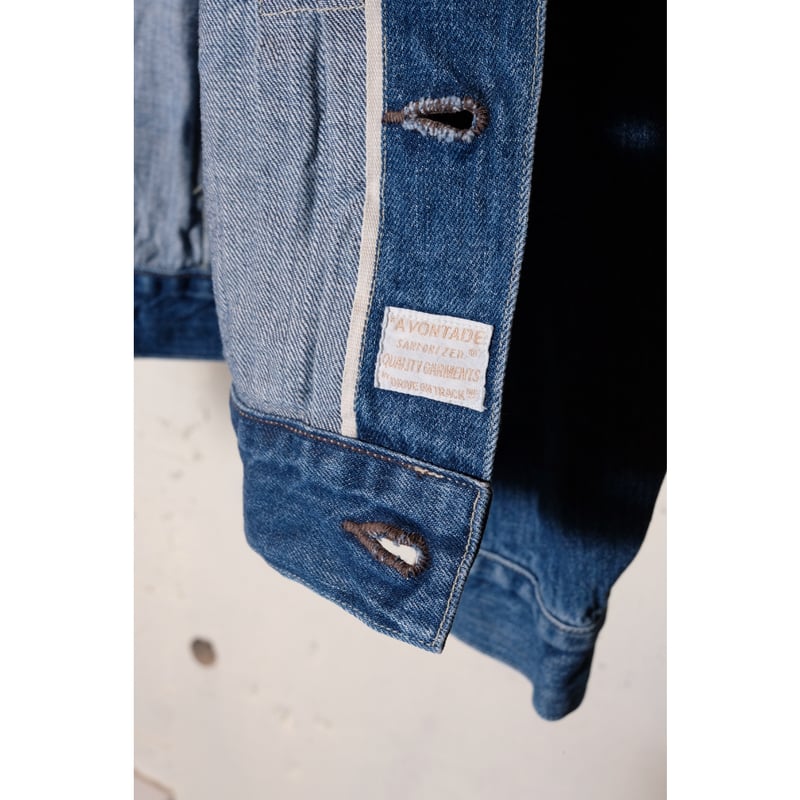 AVONTADE アボンタージ デニム ジャケット A VONTADE（アボンタージ）Denim Zip Jacket（デニムジップジャケット