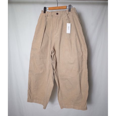 HARVESTY ハーベスティ "CORDUROY EASY CIRCUS PANTS コーデュロイ イージーサーカスパンツ"