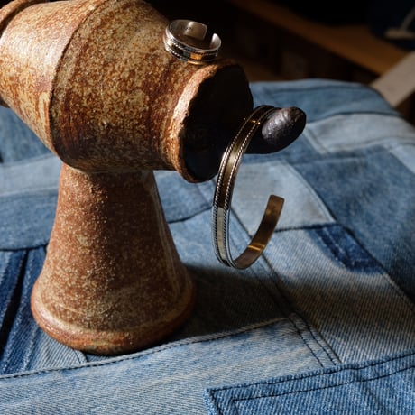 hobo ホーボー "ROPE RING 925 SILVER with BRASS" リング