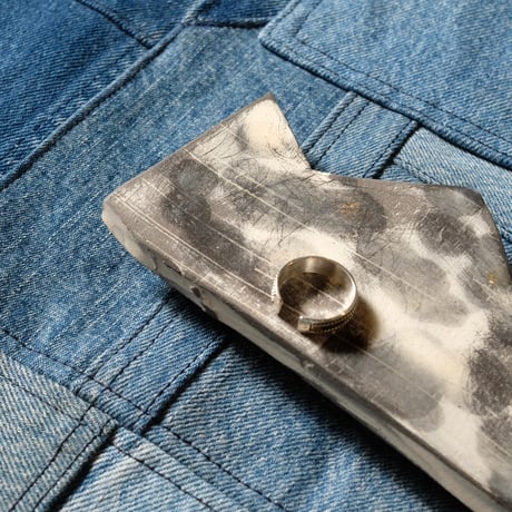 hobo ホーボー "ROPE RING 925 SILVER with BRASS"リング