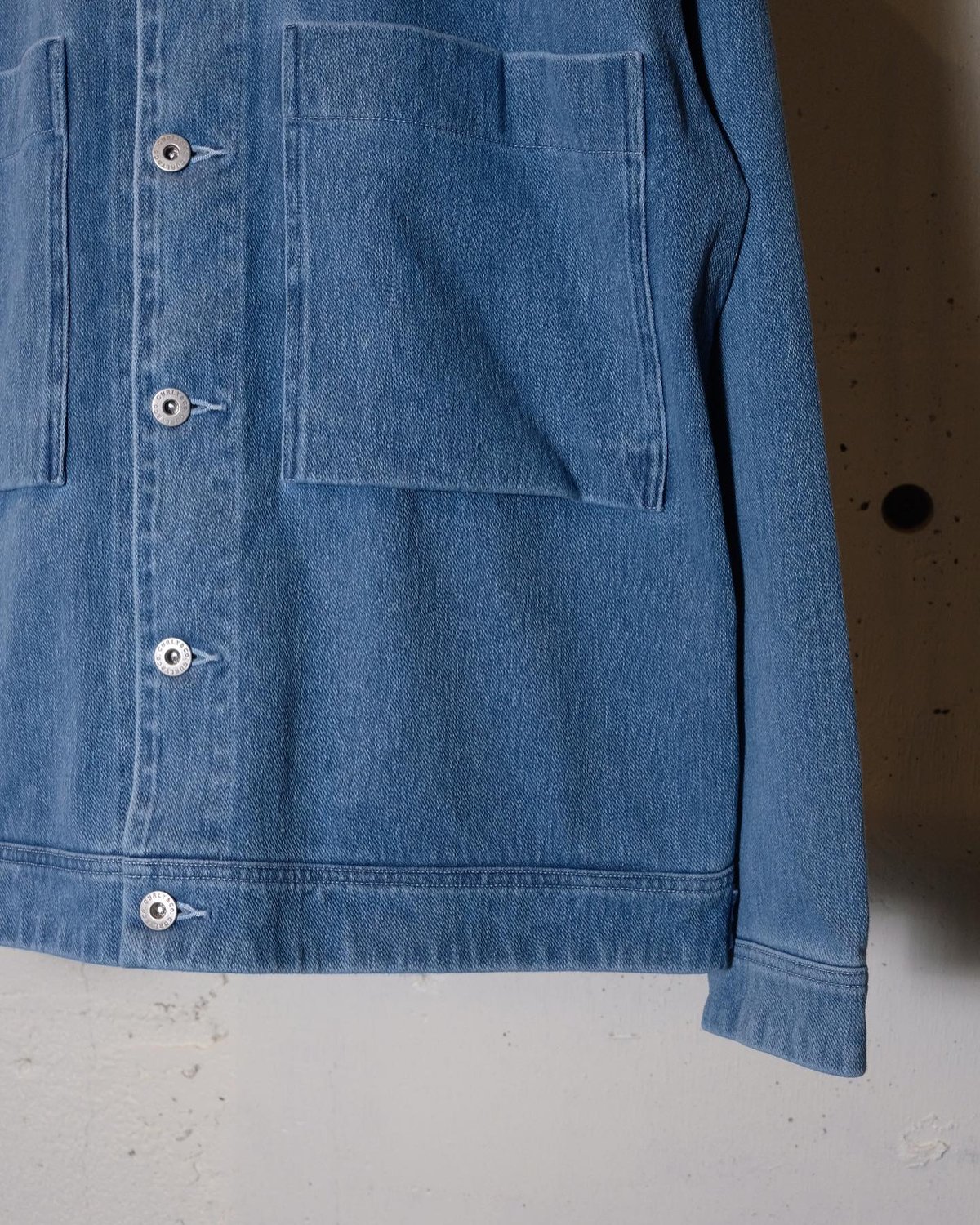 Curly / ジャケット/3/デニム/BLU/無地 CURLY カーリー ”DENIM TRUCKER JACKET -used washed-
