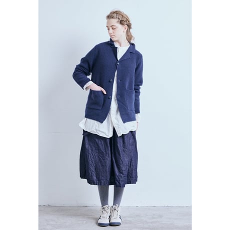 (g) グラム "SHEEP YARN GARTER KNITTING JACKET"シープヤーンガーター編みジャケット