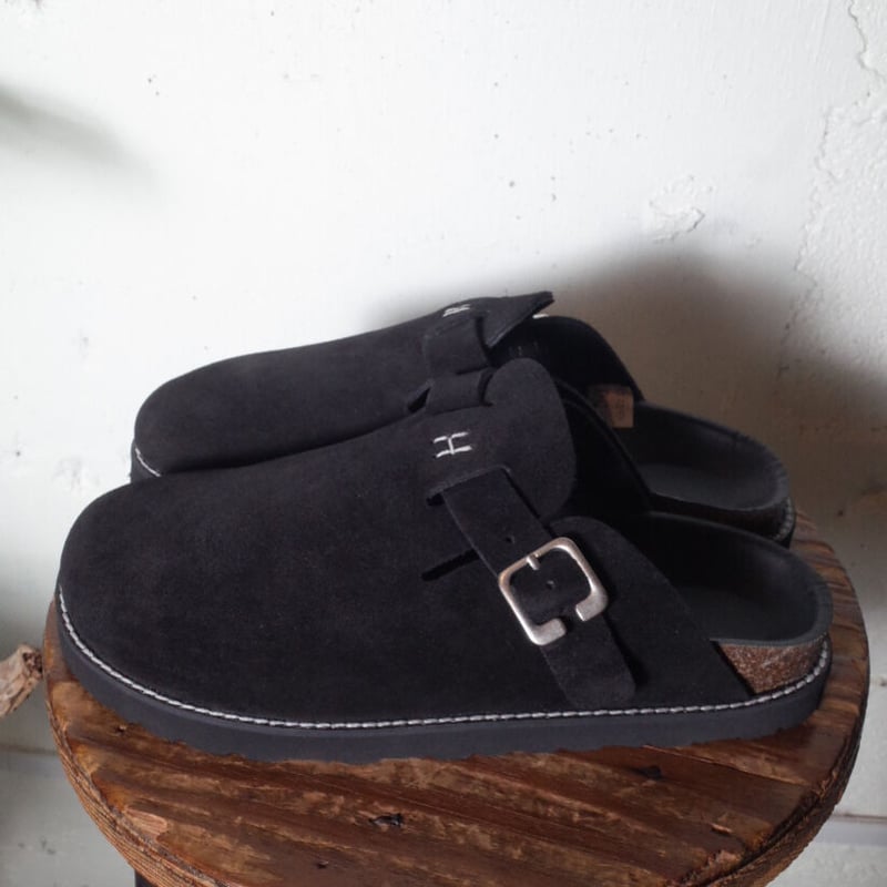 hobo ホーボー "SLIP ON CLOG SANDALS COW SUEDE"サンダル