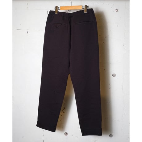 CURLY カーリー "2TUCK TAPERED EZ PANTS -seersucker check-"