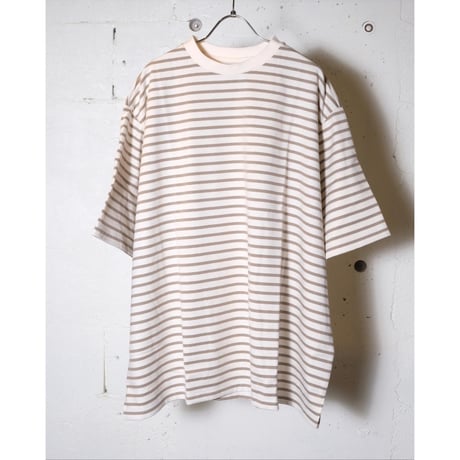 HARVESTY ハーベスティ"JUMBO S/S STRIPED TEE" ボーダー ジャンボ半袖Tシャツ