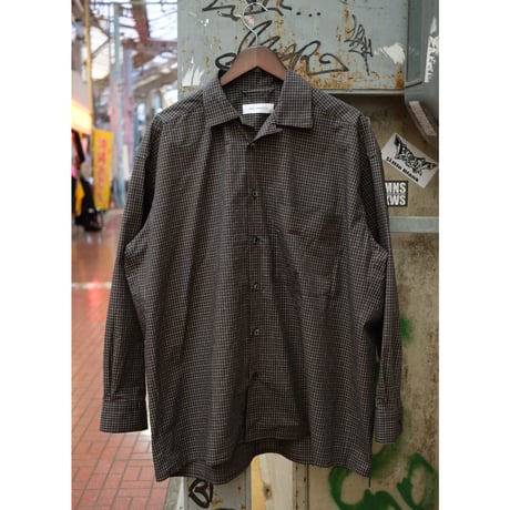 PERS PROJECTS パースプロジェクト "VICTOR L/S WIDE FIT SHIRTS “CHECK”