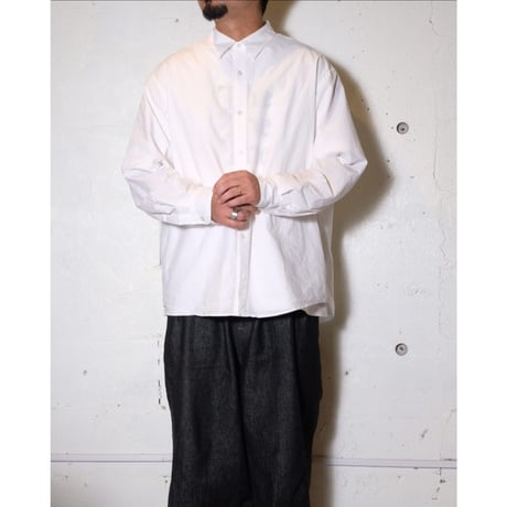 UNIVERSAL PRODUCTS ユニバーサルプロダクツ "Garment Dyed L/S Regular Shirts"