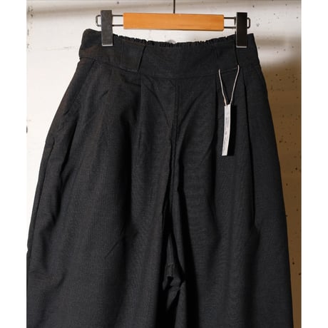 HARVESTY ハーベスティ "T/R WIDE EGG CROPPED PANTS" ワイドエッグクロップドパンツ