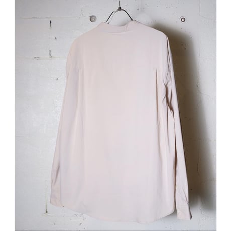 LAMOND ラモンド "Durable Band Collar Shirts Jacket"バンドカラーシャツ