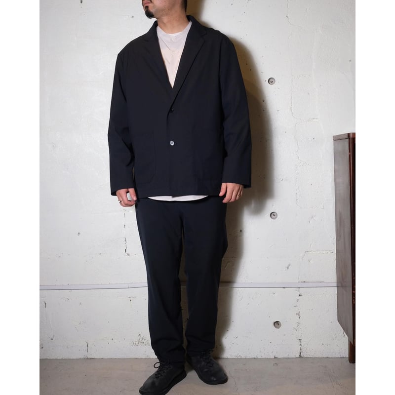 LA MOND ラモンド DRY TOUCH KERSEY JACKET 黒 fit=scale-down,w=1200