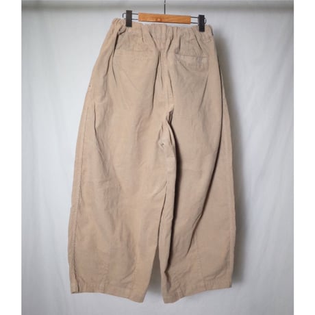HARVESTY ハーベスティ "CORDUROY EASY CIRCUS PANTS コーデュロイ イージーサーカスパンツ"