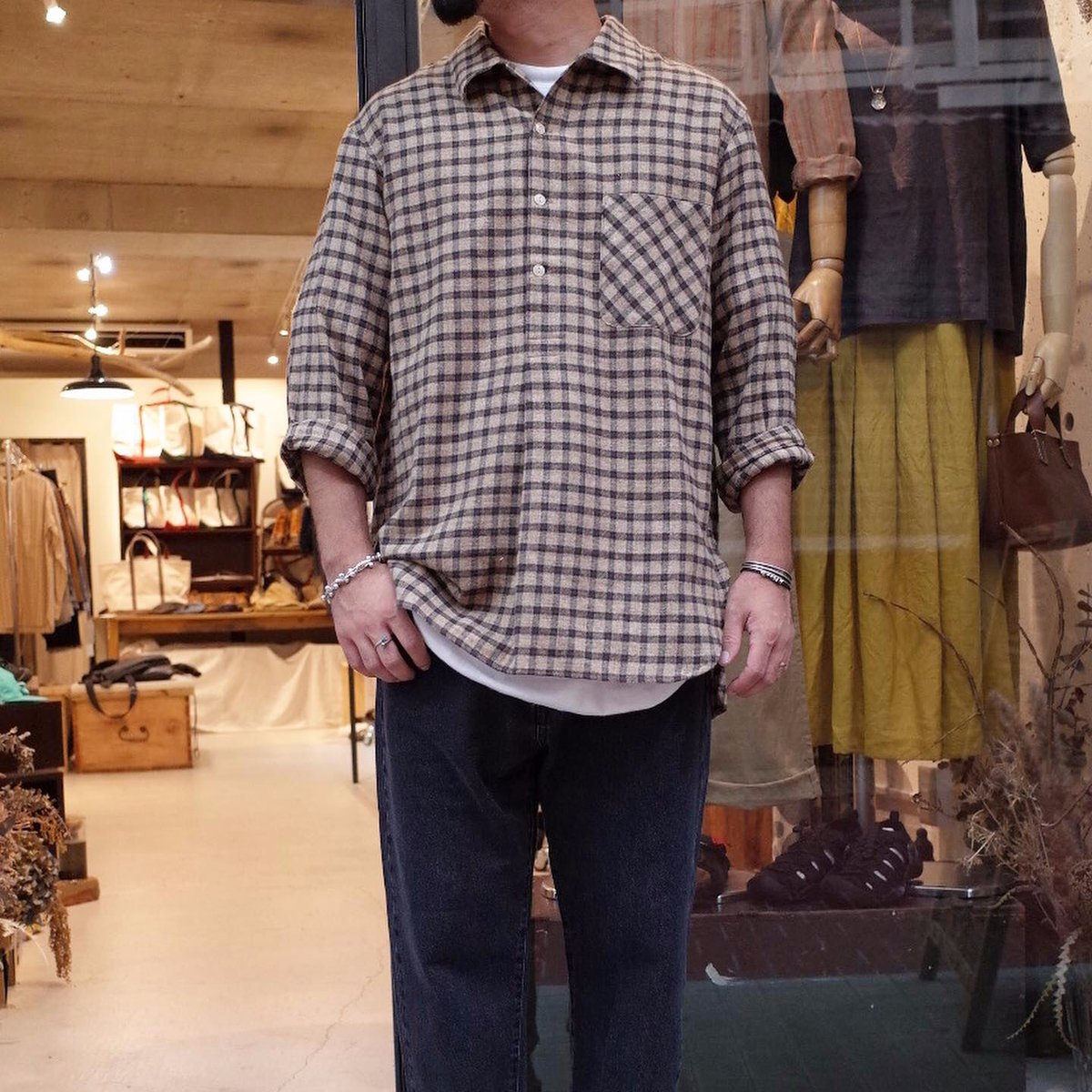 A VONTADE / Check Pullover Shirts | 幸地商店 K-STORE