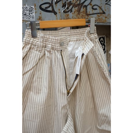 HARVESTY ハーベスティー"PENCIL STRIPES CIRCUS PANTS"