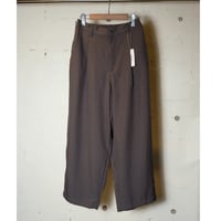 HARVESTY ハーベスティ "RELAXING TWILL EGG TUCK PANTS"