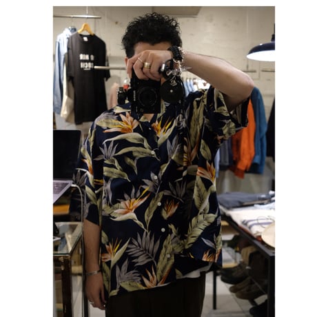HARVESTY ハーベスティ"HAWAIIAN PRINTED RAYON S/S JUMBO SHIRTS" ジャンボシャツ